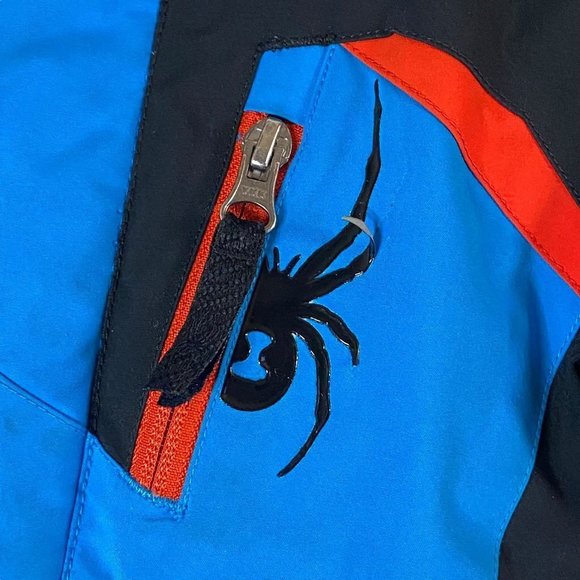 Spyder Challenger Boys‎ Blue Insulated Ski Jacket Winter Size 2 - Picture 15 of 16